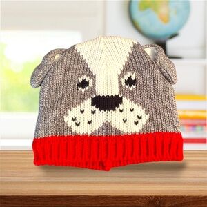 Cute Carters Knitted Doggy Sock Hat 12-24 month